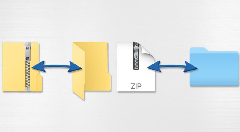 Zip and Unzip Files Mac