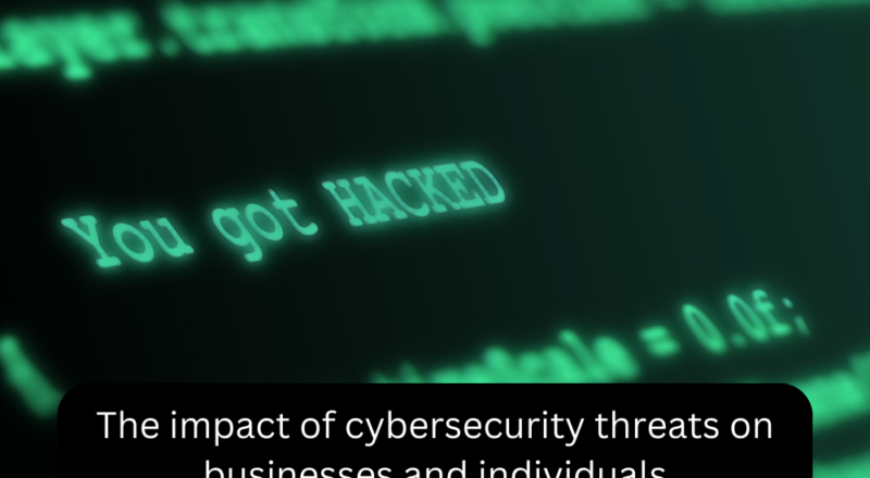 The impact of cybersecurity threats on businesses and individuals