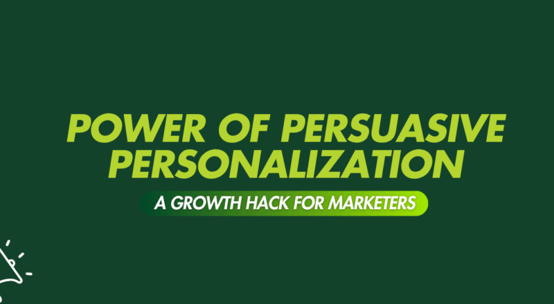 Power of Persuasive Personalization